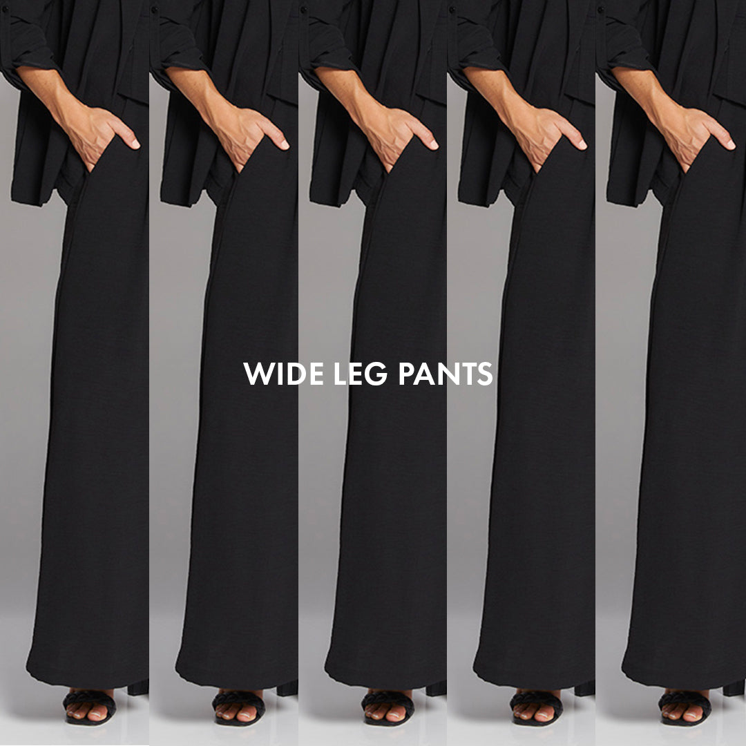 Refresh your look with wide leg pants