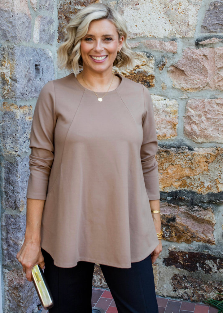 Redleigh Ponte Tunic in Ginger