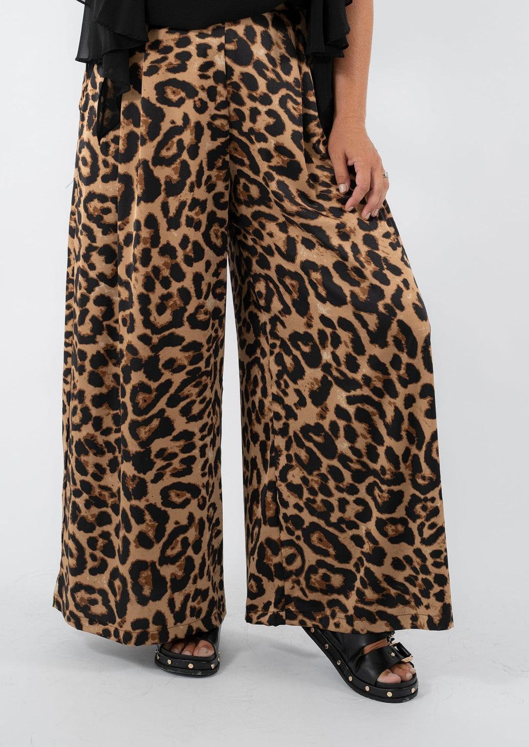 Philosophy Australia Francine wide leg pant in Zoo print made in Australia