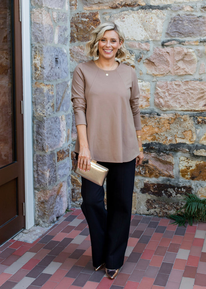 Redleigh Ponte Tunic in Ginger