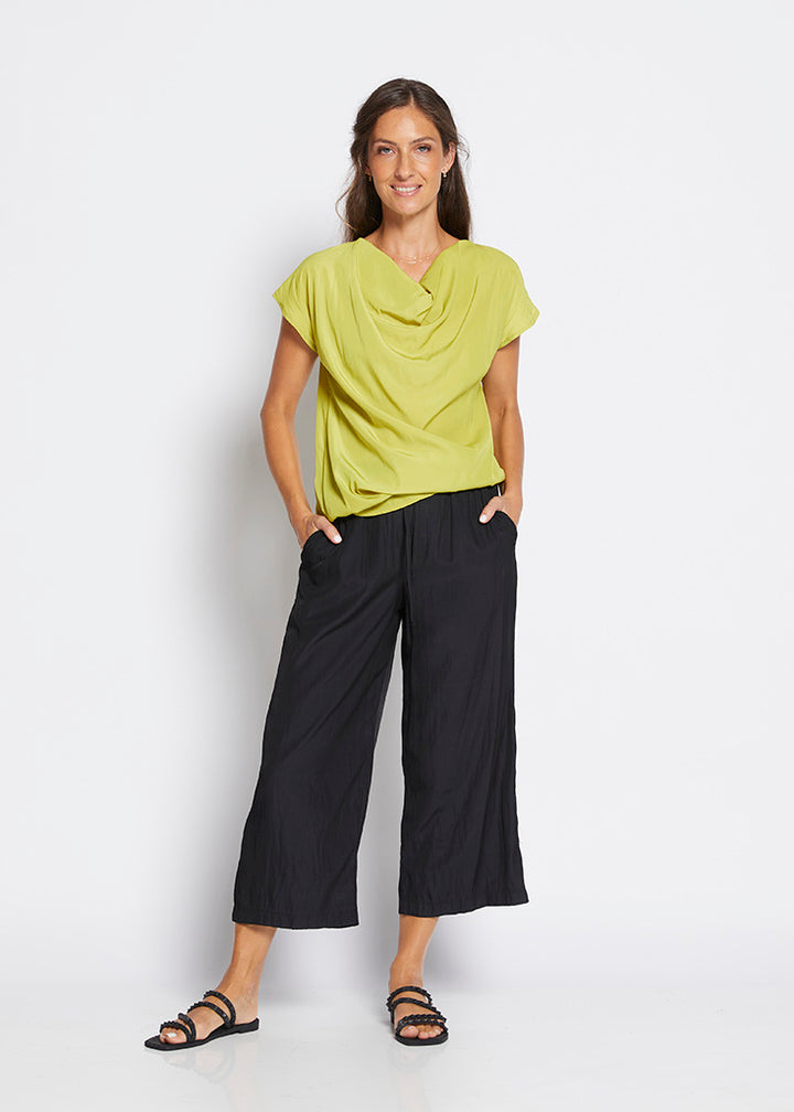 Philosophy Australia Janine cowl top - citrus, made in Australia