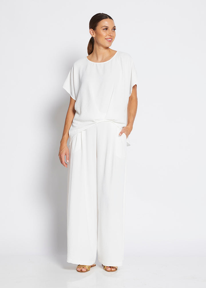 Philosophy Australia Franco ultra-wide  Women's pants in off-white, made in Australia