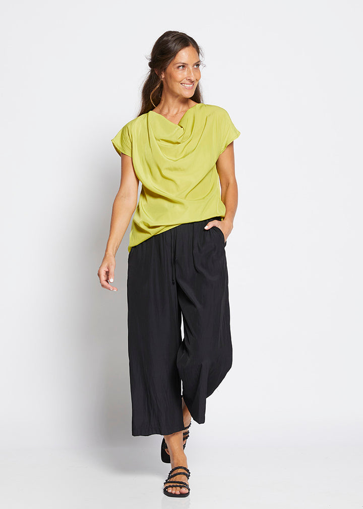 Philosophy Australia Janine cowl top - citrus, made in Australia