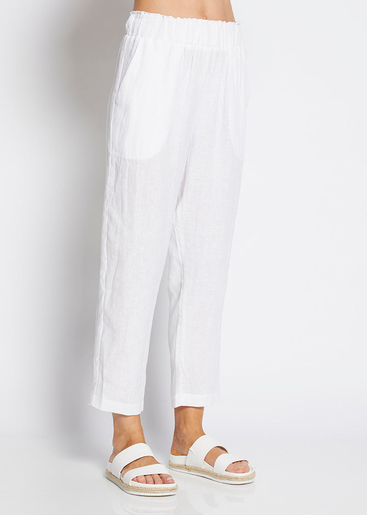 Philosophy Australia Jones Linen Trousers in White