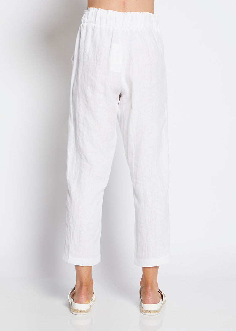 Philosophy Australia Jones Linen Trousers in White