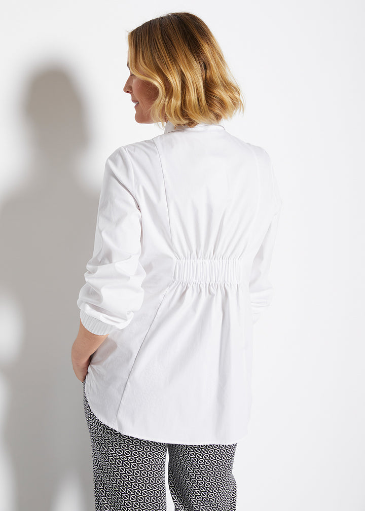 Philosophy Australia Natalie cotton Women's shirt in white, made in Australia