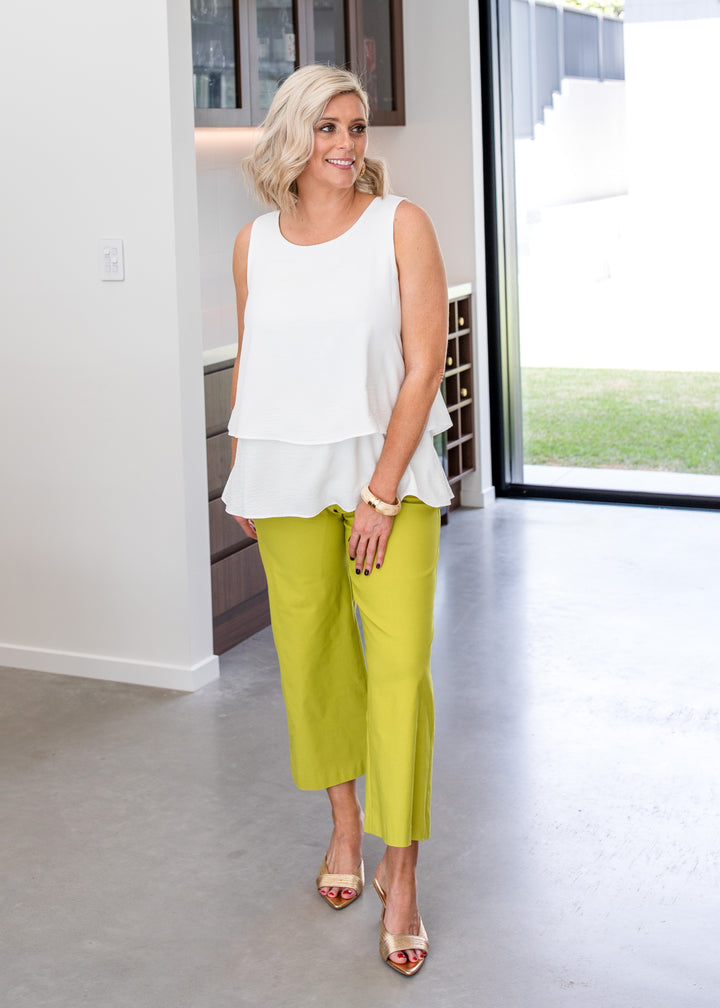 Philosophy Australia Concert bengaline culottes - citrus, made in Australia