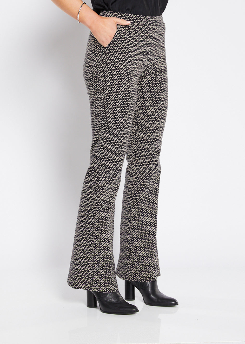 Philosophy Australia Strut Printed Bengaline Pant in Signature Print, made in Australia