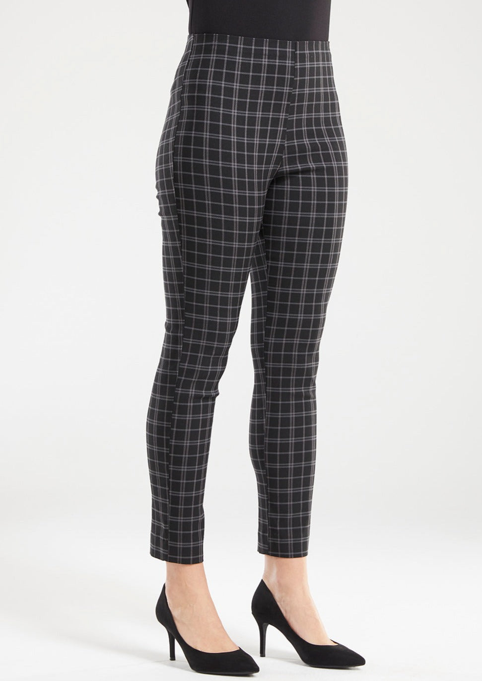 Tartan black and grey check pant – Philosophy Australia