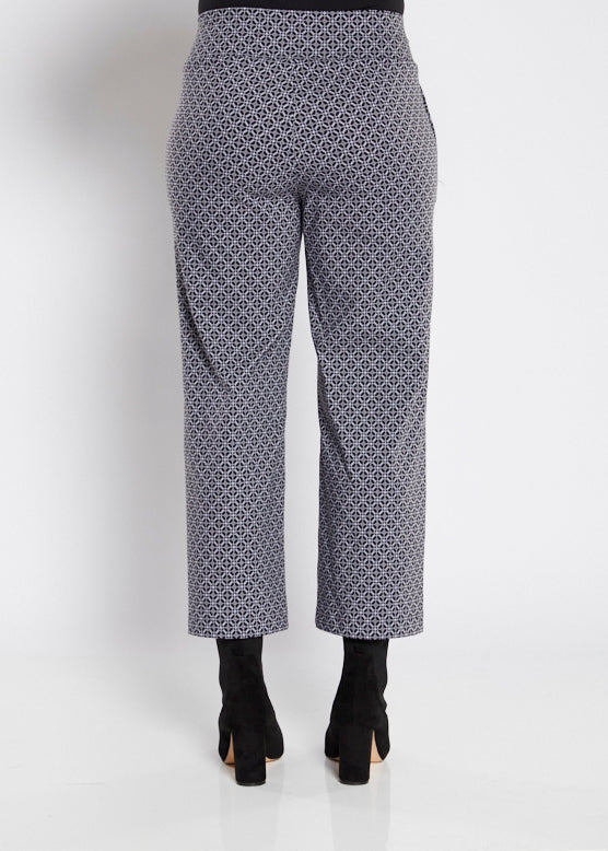 Philosophy Australia Ticket Printed Bengaline Pant in Tile Print, made in Australia