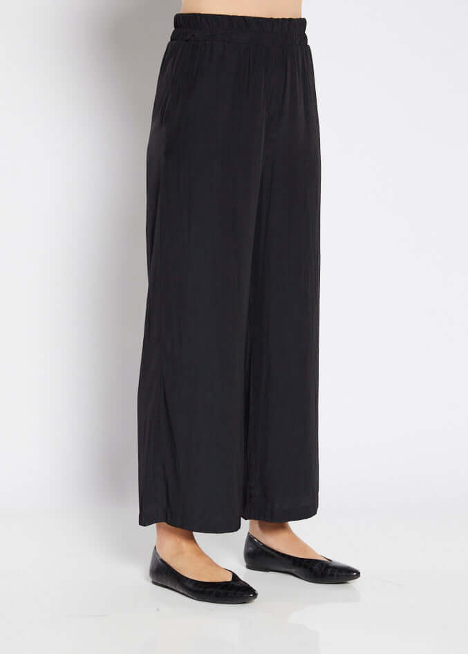 Violin Lustre Pants in Black, made by Philosophy Australia