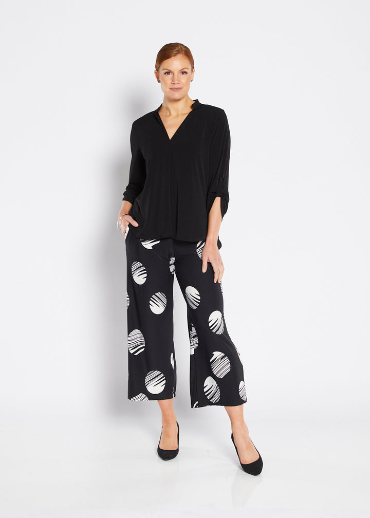 Philosophy Australia Yogi Wide Leg Culottes in Cinema Print, made in Australia