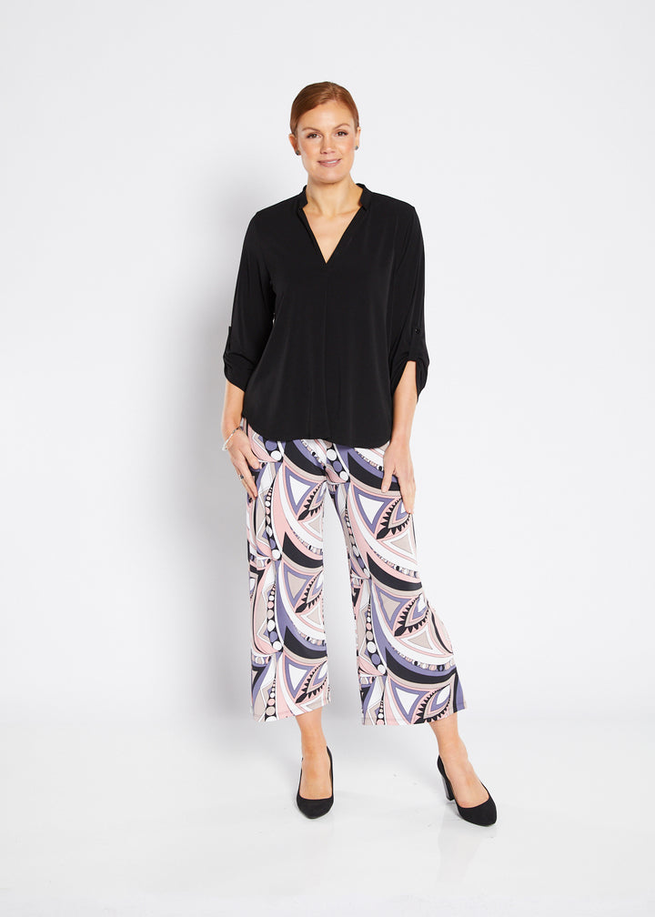 Philosophy Australia Yogi wide leg culottes in Porter print, made in Australia