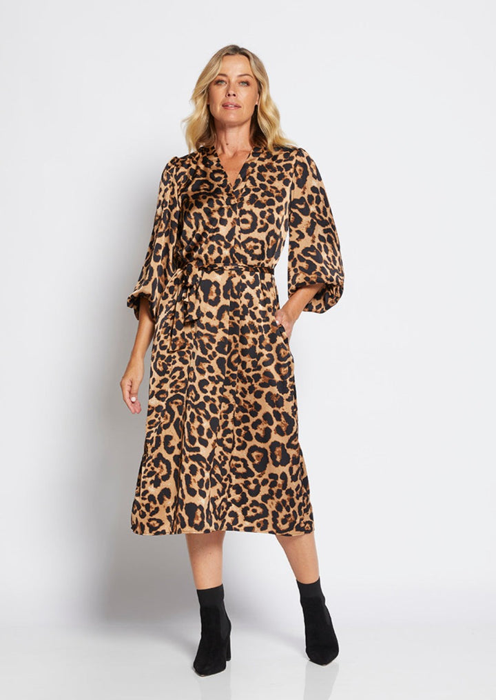 Philosophy Australia Cedar dress in Zoo print made in Australia