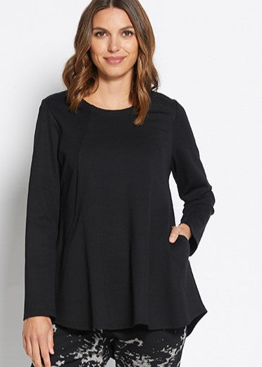 Redleigh Ponte Tunic in Black