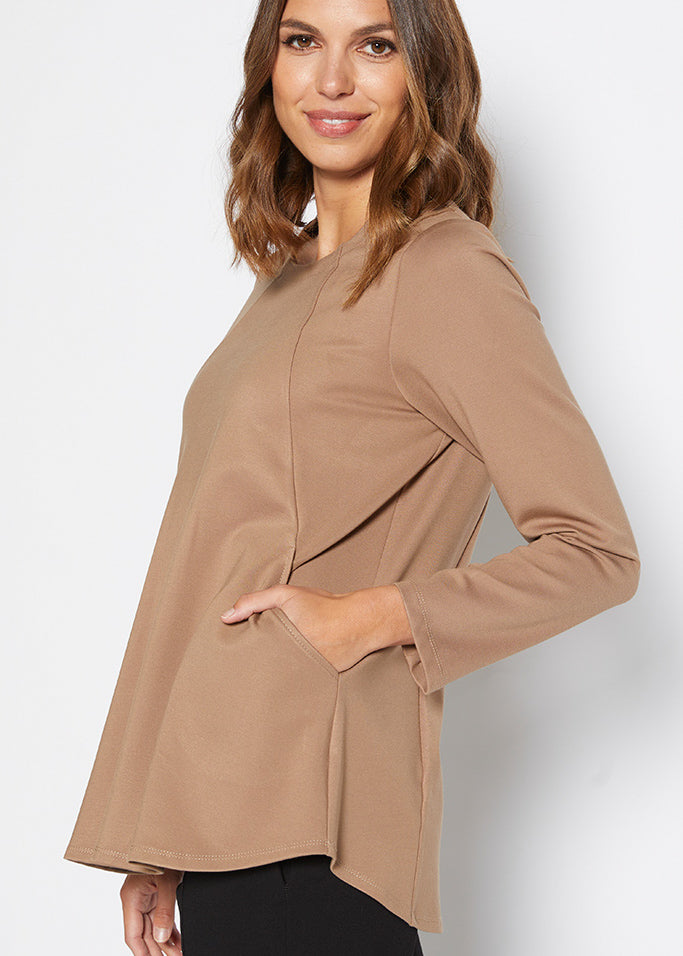 Redleigh Ponte Tunic in Ginger