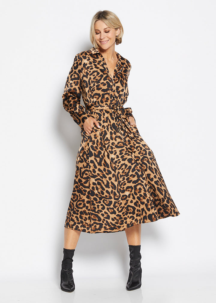 Philosophy Australia Barrow dress in Zoo print made in Australia