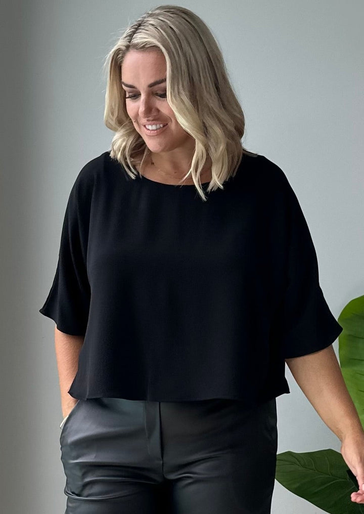 Marvel Layer Tunic in Black